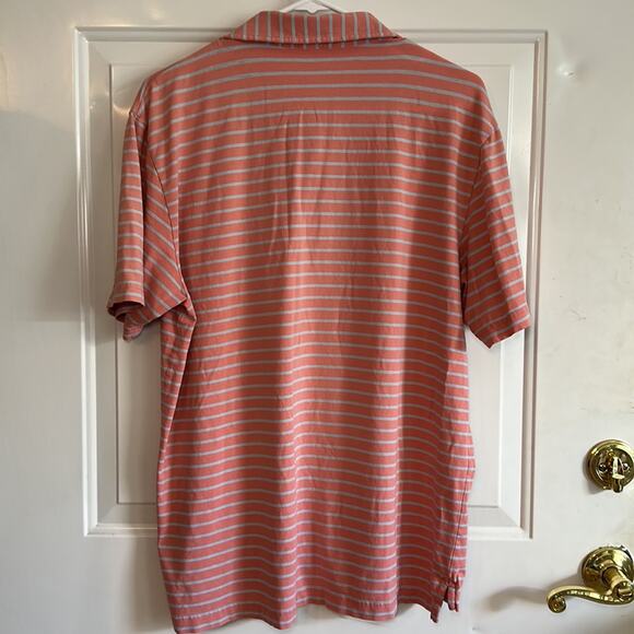 Peter Millar Men’s Polo Striped Soft Short Sleeve Size Medium‎ - Picture 5 of 7